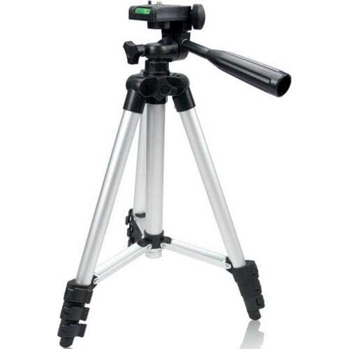 Portable Camera Tripod New Compact Flexible 4 Sections 1050mm Universal 1/4 Metal Professional Tripod with Bag