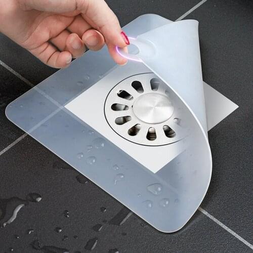 Silicone Floor Drain Deodorant Pad Toilet Sewer Smell Removal Sealing Silicone Drain Cover Sink Water Stopper For Bathroom Home