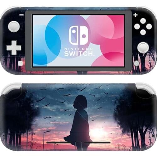 Vinyl Screen Skin Sunrise Anime Girl Protector Stickers for Nintendo Switch Lite NS Console Nintend Switch Lite Skins Stickers