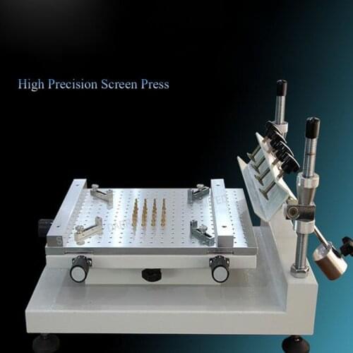 1PC High precision screen printing machines Solder paste SMT printing manual printing and screen printing machine