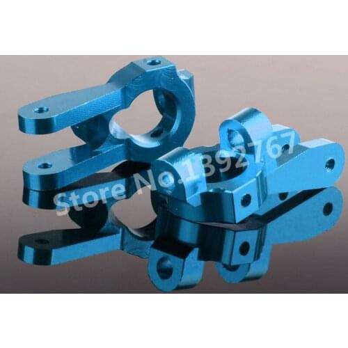 2Pcs RC Car Aluminum Front Hub Carrier(L/R) K949-002 For 1/10th Scale Models Remote Control Cars WLtoys K949 CLIMBING Crawler