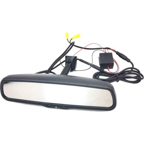 4.3" Auto Dimming TFT LCD Car Rear View Mirror Monitor Backup 2CH Video with Bracket