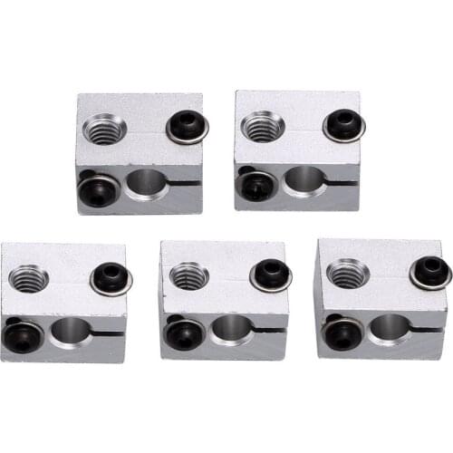 5pcs Heat Block Aluminum for Wanhao i3 Mini 3d Printer parts