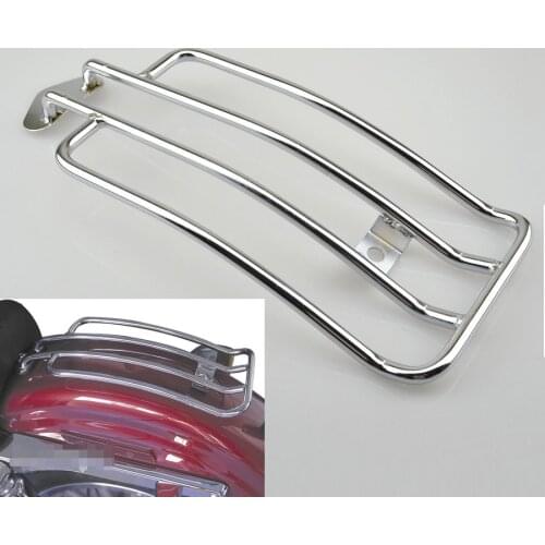 Motorcycle Rear Solo Seat Luggage Rack Support Shelf Chrome Steel Accessories For Harley Sportster XL 883 1200 1985-2003