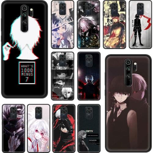 Anime Tokyo Ghouls Case For Xiaomi Redmi Note 9S 9 8 10 Pro 7 8T 9A 9C 8A 7A 6 6A Black Soft Phone Cover 9T K40 Funda Coque Capa