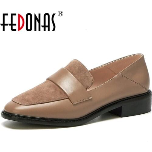 FEDONAS Low-heeled Shoes