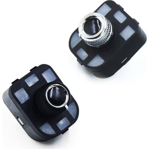 Chrome adjust knob side mirror switch For Audi A1 A2 A3 A4 S4 A4 Allroad A5 S5 Q5 RS5 RS4 A6 Q7 TT A8 EXEO 8R0959565E 8K0959565C