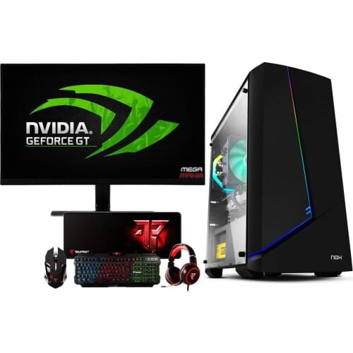 Megamania PC Gaming Intel G6400 desktop computer 4GHz | 16GB DDR4 | SSD 480GB | Nvidia GT1030 2GB GDDR5