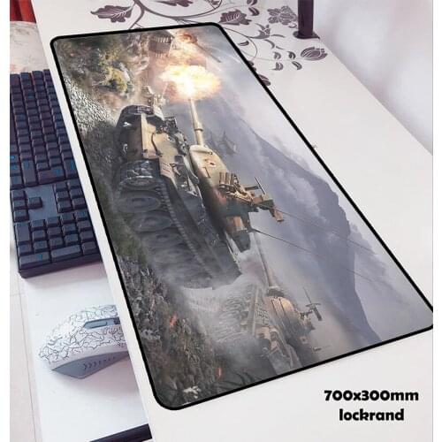 World of tanks mouse pad 70x30cm pad to mouse Popular computer mousepad gaming mousepad gamer to locrkand laptop mouse mat