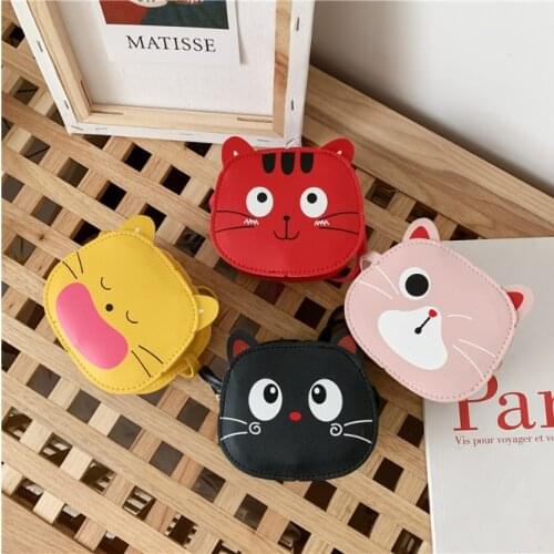 Lovely Baby Girls Coin Purse PU Leather Cute Boys Kids Mini Shoulder Bag Fashion Children Small Crossbody Bags Money Wallet