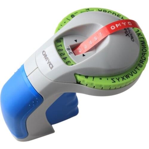 Dymo 3D Embossing Mini Manual Label Printer Dymo 12965 Label Printer Lettering Machine Fit For 3D 9mm Embossing Tapes DIY Labels