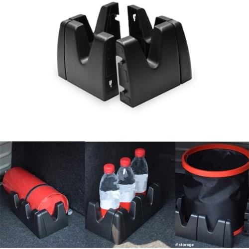 Multi-Functional Black Car Rear Trunk Organizer Storage Fixed Blocks Universal Automobiles Trunk Fixing Frame Auto Arrangement