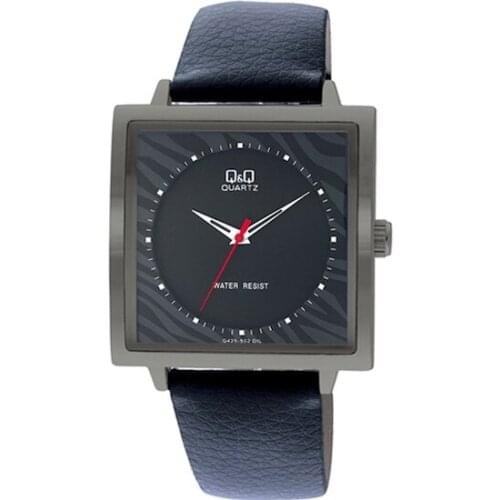 Q & Q FASHION Mod. GENT SQUARE BLACK - NEUTRAL BOX