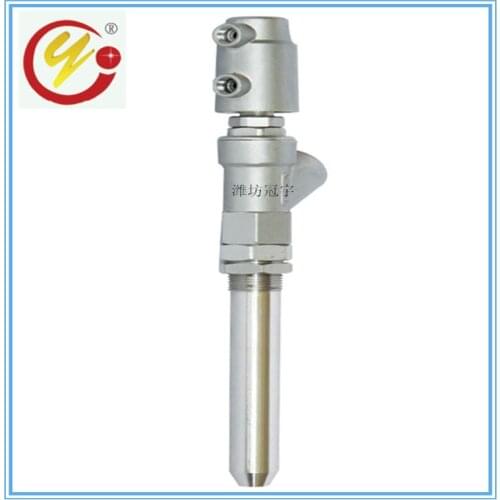 Customized 4 Points Inner Sealed Stainless Steel Pneumatic Filling Valve, Extended Stem Anti-drip Liquid Angle Seat Valve