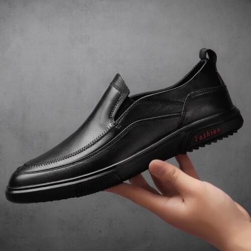 2020 New Mens Quality Cowhide Leather Shoes British Business Extra Size 38-47 Soft Leather Man Split Leather Dress Shoes