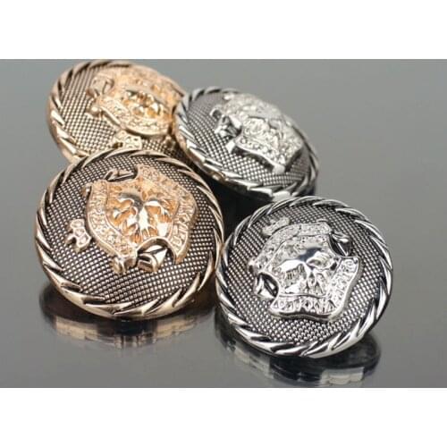 Retro Metal Button Antique Brass Copper Jeans Coat Jacket Button Clothes Decorative Buckle Button Sewing Button 200 pcs/lot