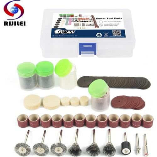 RIJILEI 146PCS Mini Drill For Dremel Rotary Tool Fit Grinding Accessories Bit Set Suit Mini Drill Rotary Tool Grinder Head