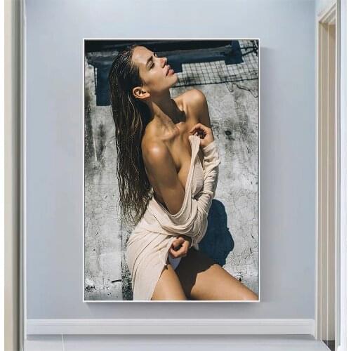 Silk Cloth Wall Poster Karla Azevedo Sexy Model Star Art Home Decoration Gift