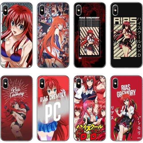 High school dxd Transparent Phone Case For iPhone 12 11 Pro Max Mini XS Max XR X 8 7 Plus 6 6S Plus 5 5S SE 2020