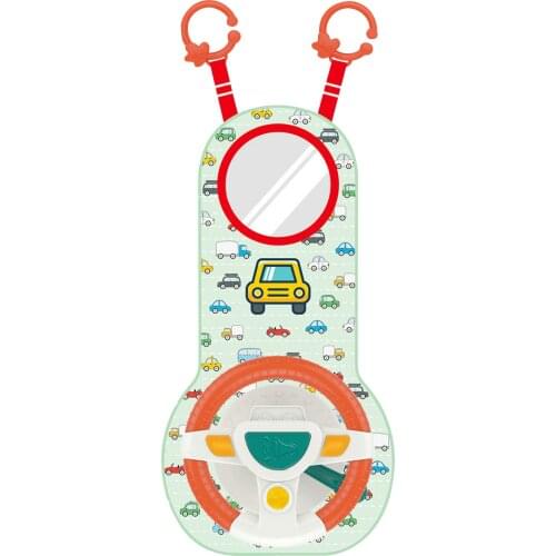 Car Simulation Simulator Steering Wheel Car Rear Seat Infant And Toddler Puzzle