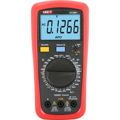 UNI-T UT-39E UT39E Electrical 19999 Count Data Hold General DMM Digital Multimeters W/ Frequency Test Multimetro UNI-T LCR Meter