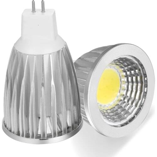 10pcs Nieuwe High Power Lampada Led MR16 COB 9 W 12 W 15 W Led Cob Spotlight Cool White MR 16 12 V GU5.3 /110V/ 220V