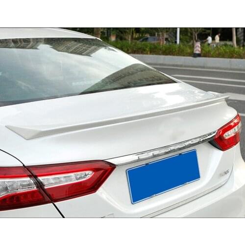 Rear Tail Wing ABS Paint Exterior decoration modification For Toyota Camry 2018 2019 2020 Rear Trunk Spoiler Car Accessories
