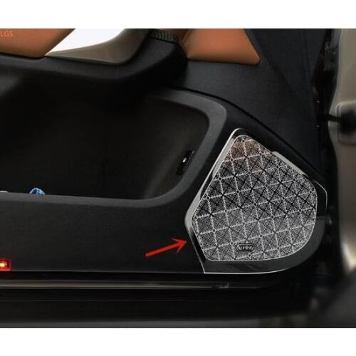 For Haval H9 2015-2019 High-quality stainless steel audio decoration cover Horn cover anti-scratch protection Car styling