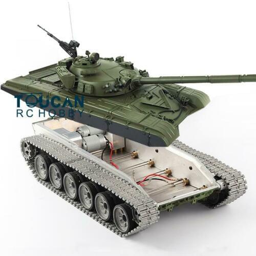 1/16 Henglong T72 Tank 3939 Metal Chassis Tracks Wheel 360 Turret BB Infrared TH16814-SMT2