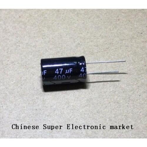 10PCS 400V47UF 16*22mm 47UF 400V 16*22 Electrolytic capacitor