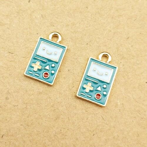 10 y2k Kawaii Anime Charm or Pendant Game Console Charm for Womens Jewelry Making Miniature Game Console Controller Charm OP30