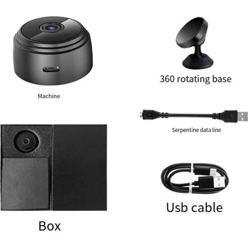 2021 New 1080P/2MP HD Mini IP WIFI Camera Camcorder Wireless Home Security DVR Night Camera with Exercise Monitoring/APP Alarm