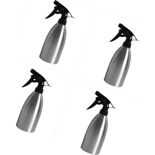 4pcs Mini stainless steel Decorative Water Spray Bottle Plant Misters 500ml