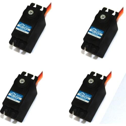 4PCS JX Servo PS-5513MG 13KG/15KG High Precision Steering Metal Gear Analog Standard Servo For 1:8/1:10 RC Car Airplane Parts