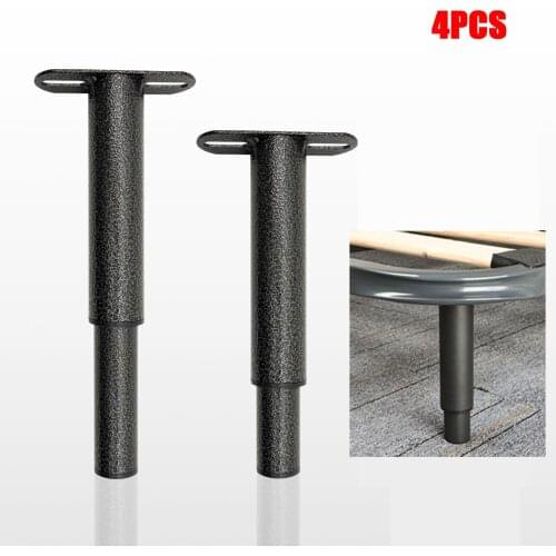 4PCS Telescopic Frame Bed Foot Metal Furniture Legs Adjustable Furniture Feet For Glass Sofa Chest Of Drawers Coffee Tea Table