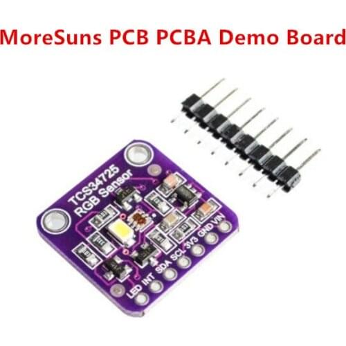 Free Ship 10pcs CJMCU-34725 TCS34725 Color Sensor RGB color sensor development board module