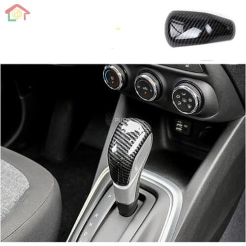For Chevrolet Trax Tracker 2019 2020 Center Gear Shift Knob Head Cover Control Frame ABS Chrome Stickers Car Molding Accessories