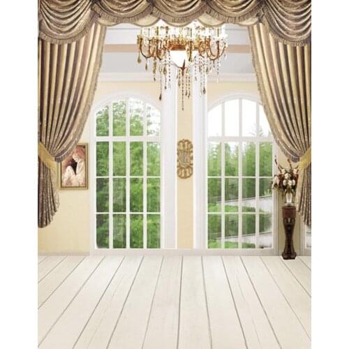 5x7ft Wooden Floor Room Window Photography Backdrops Photo Props Studio Background