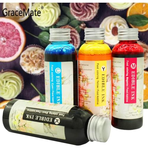 GraceMate PGI550 CLI551 Food Edible Ink Compatible for Canon PIXMA IP7250 MG5450 MG6350 MG7150 MG6450 MG5550 MX925 MX725 Printer