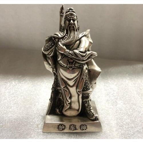 Chinas ancient hand-carved Tibet silver dargon incense burner metal handicraft Family decoration metal crafts