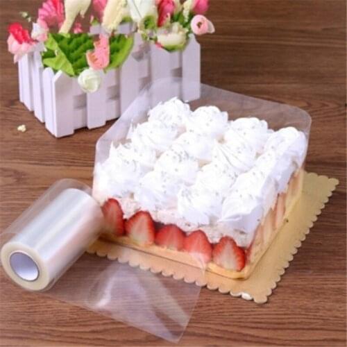 Kitchen Gadgets Tape Paper Cake Collar Roll Packaging Mousse Cake Transparent Border Baking Accessories