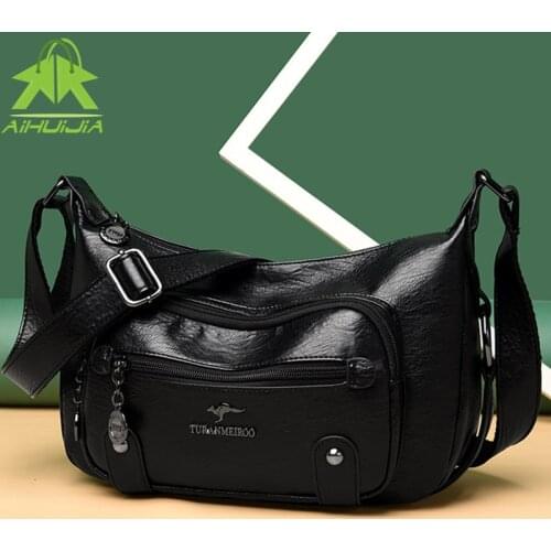 Fashion High Capacity Solid Color Womens Shoulder Bag Luxury Design Messenger Bag 2021 New High Quality Pu Leather Women Handbag