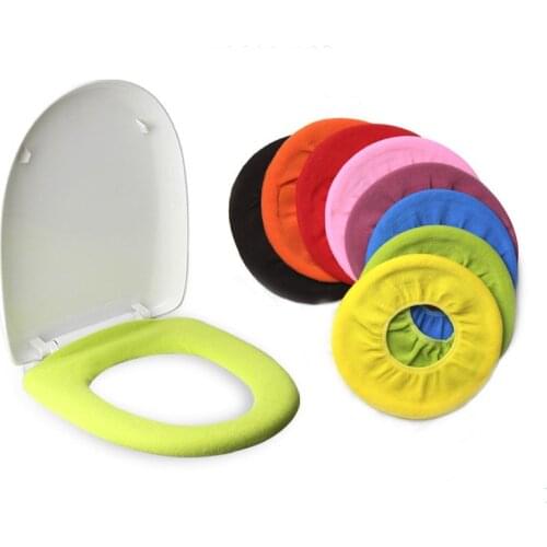 Set Warm Soft Washable Toilet Seat Cover Mat Set for Home Decor Closestool Mat Seat Case Toilet Lid Cover Accessories