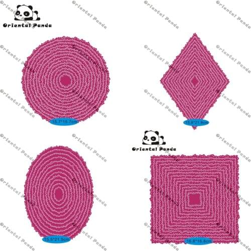 New Dies 2020 A tattered frame Metal Cutting Dies diy Dies photo album cutting dies Scrapbooking Stencil Die Cuts Card Making