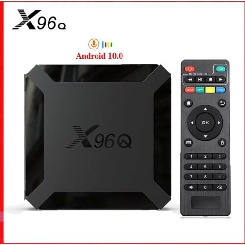 [Genuine] X96Q Android 10.0 Smart TV Box Allwinner H313 Quad Core 4K Youtube Set Top Box x96 mini Media Player