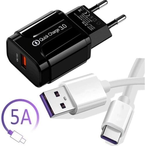 Original Fast Charger USB EU Wall Charger For Xiaomi POCO X3 M3 F3 F2 10T 11 lite 10 9 Redmi 9 Note 9 8 Pro 5g Type C Data Cable