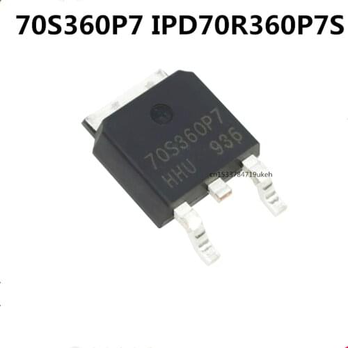 Original 5pcs/70S360P7 IPD70R360P7S TO-252 700V 34A