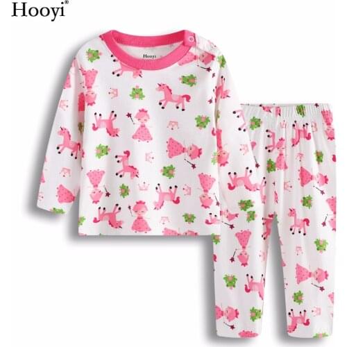 Princess Frog Baby Girl Sleepwear Suits Infant Pajamas Pink 100% Cotton Newborn Sleep Sets Children Clothes At Home 3-24Month