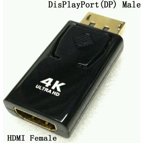 Support 4K DisPlayPort to HDMI Adapter connector DP 4K ULTRA HD connector Adapter DP DisPlayPort HDMI Video converter Transform