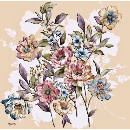 REYYAN SILK TEXTURED OYALIK WRITING PATTERN-16293-RENK-28